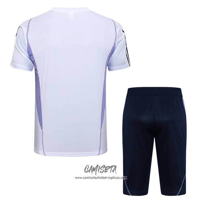 Chandal del Cruzeiro 2023-2024 Manga Corta Blanco - Pantalon Corto